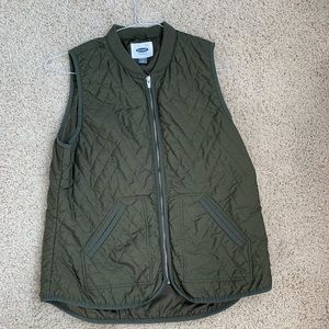 Old navy army green vest